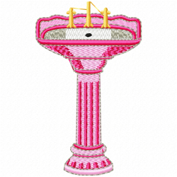 Bathtubs Embroidery Design 3 Bathtubs Embroidery Design 3